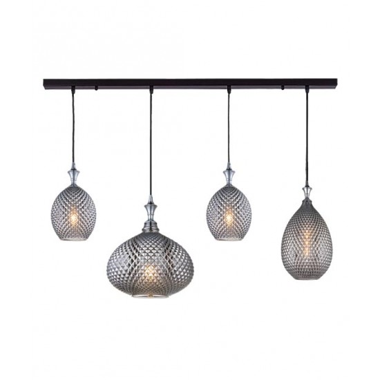 Suspensie 19240 Zambelis, Modern, E27, Metal, Grecia