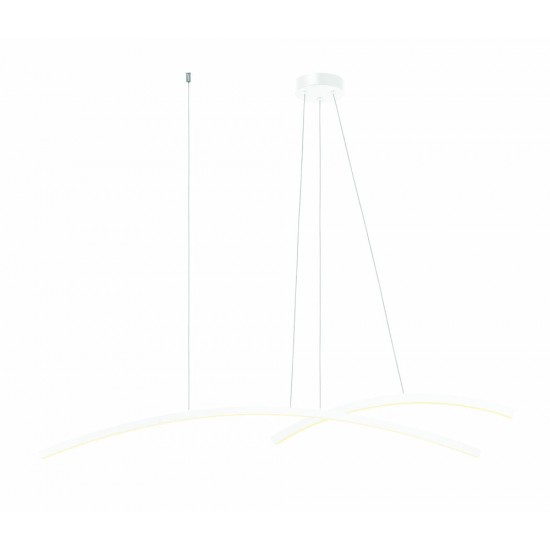 Suspensie 20129 Zambelis Aluminiu, Alb, LED, Grecia