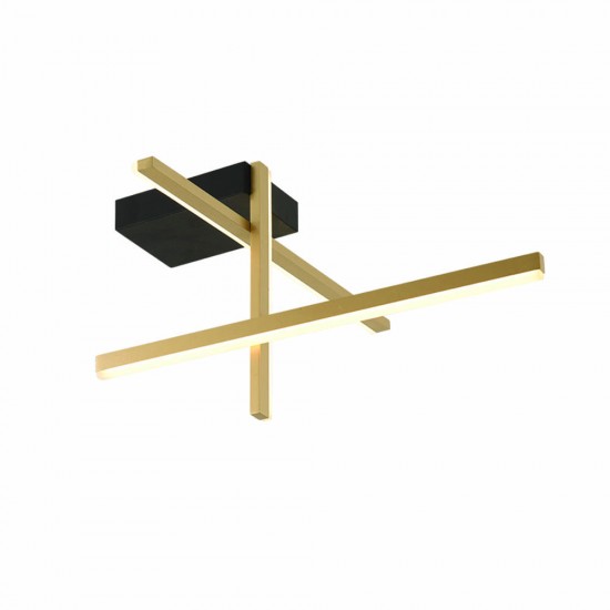 Lustra Plafon 22024 Zambelis Metal, Negru, LED, Grecia