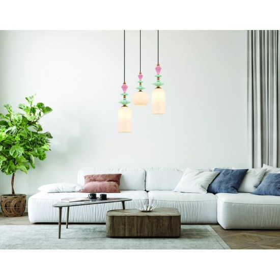 Pendul 22079 Zambelis Metal, Alama, E27, Grecia