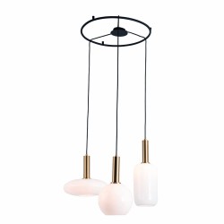 Suspensie 22150 Zambelis Metal, Negru, E27, Grecia