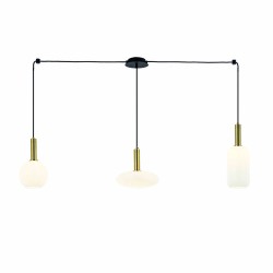 Suspensie 22151 Zambelis Metal, Negru, E27, Grecia