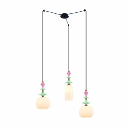 Suspensie 22152 Zambelis Metal, Negru, E27, Grecia