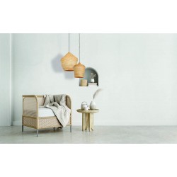 Pendul 22161 Zambelis Metal, Negru, E27, Grecia