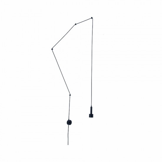 Aplica 22176 Zambelis Metal, Negru, LED, Grecia