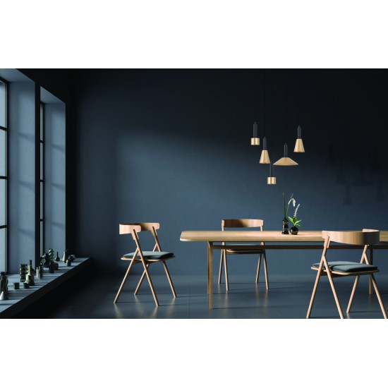 Pendul 22181 Zambelis Metal, Negru, LED, Grecia