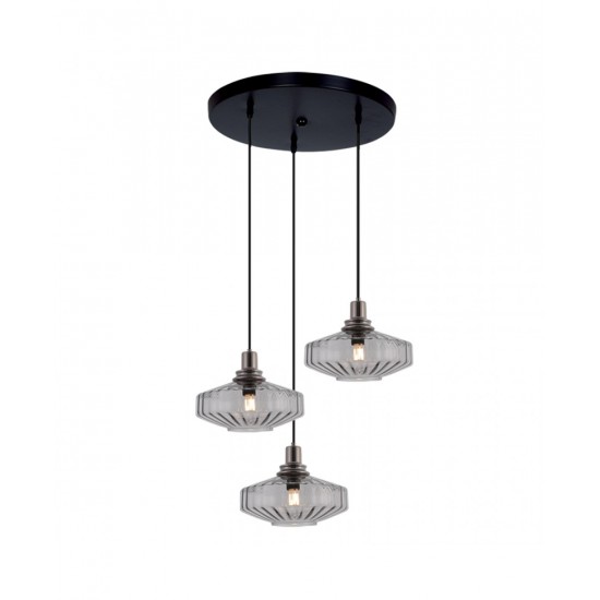 Suspensie  23014 Zambelis E27, Gri, Grecia