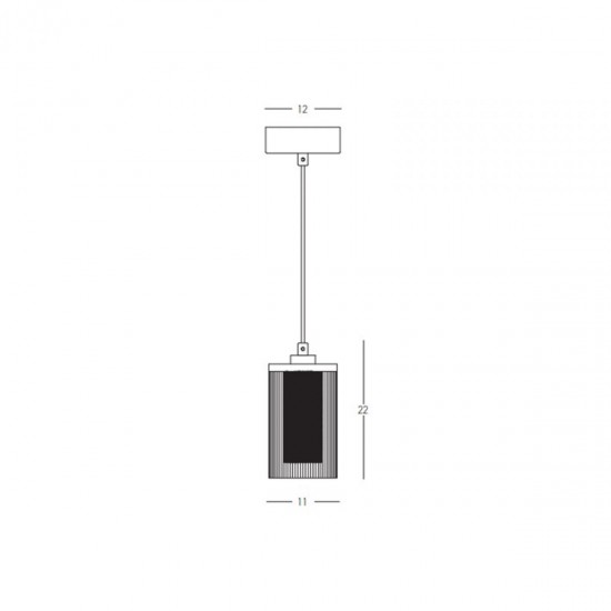 Pendul  23018 Zambelis LED, Auriu, Grecia