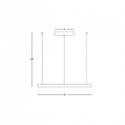 Suspensie  23032 Zambelis LED, Auriu, Grecia