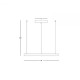 Suspensie  23033 Zambelis LED, Negru, Grecia
