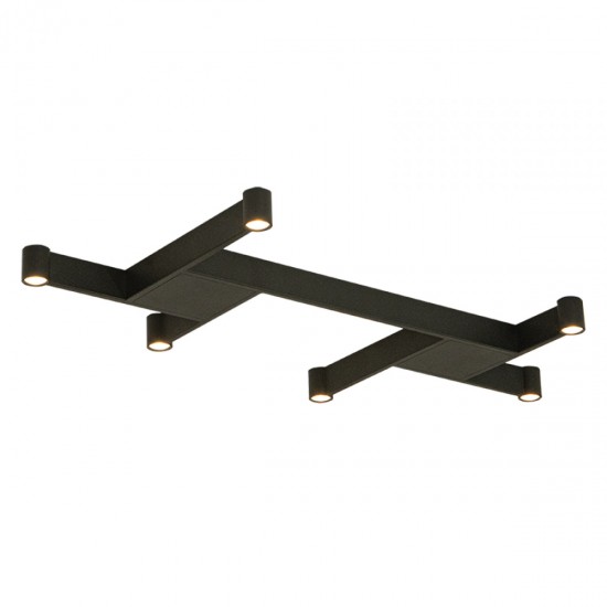Plafoniera  23042 Zambelis LED, Negru, Grecia