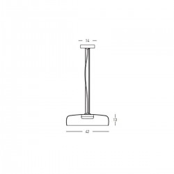 Suspensie  23053 Zambelis LED, Negru, Grecia