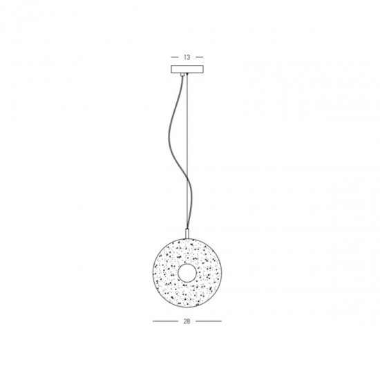 Pendul  23073 Zambelis LED, Negru, Grecia