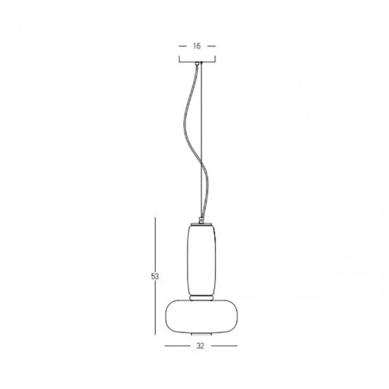 Pendul  23084 Zambelis LED, Fumuriu, Grecia