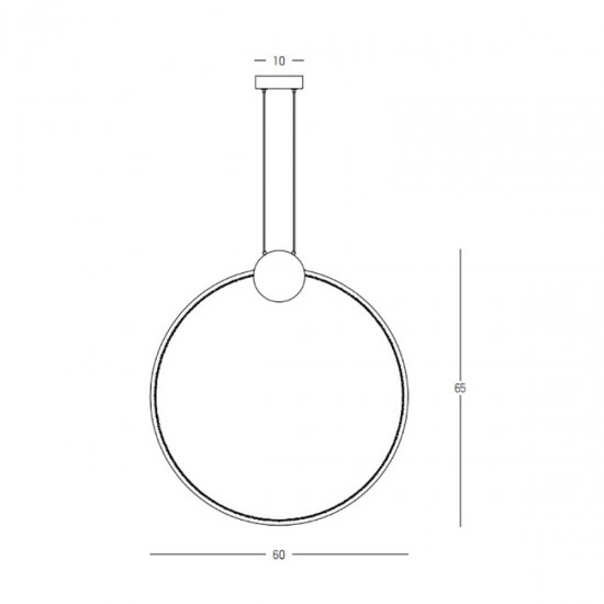 Pendul  23095 Zambelis LED, Auriu, Grecia