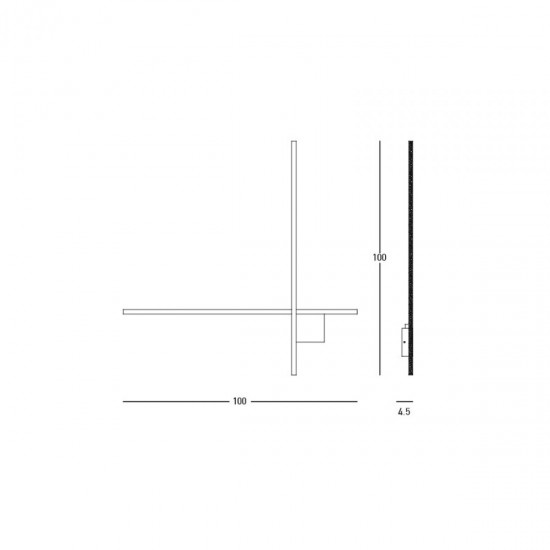 Aplica  23105 Zambelis LED, Auriu, Grecia