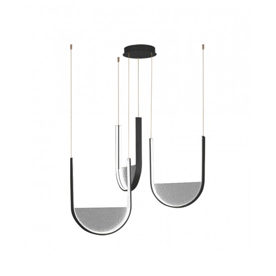 Suspensie  23168 Zambelis LED, Negru, Grecia