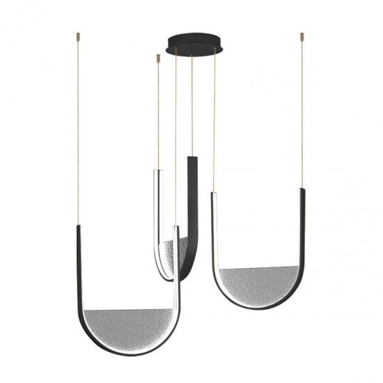 Suspensie  23168 Zambelis LED, Negru, Grecia