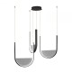 Suspensie  23168 Zambelis LED, Negru, Grecia