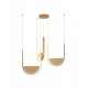 Suspensie  23169 Zambelis LED, Auriu, Grecia
