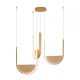 Suspensie  23169 Zambelis LED, Auriu, Grecia