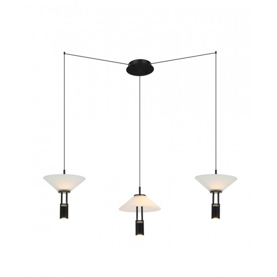 Suspensie  23200 Zambelis LED, Negru, Grecia