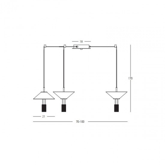 Suspensie  23201 Zambelis LED, Auriu, Grecia