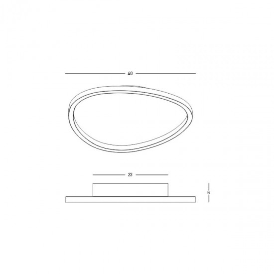 Plafoniera  23206 Zambelis LED, Alb, Grecia