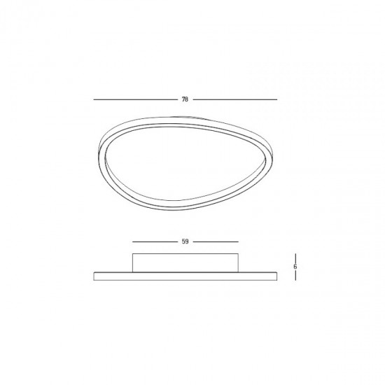Plafoniera  23213 Zambelis LED, Auriu, Grecia
