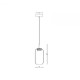 Pendul  23219 Zambelis LED, Negru, Grecia