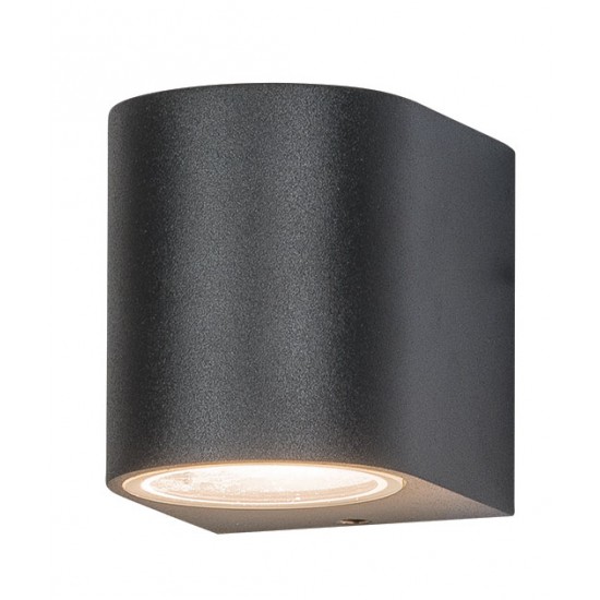 Aplica Exterior E121 Zambelis, Exterior, GU10, Aluminiu, Grecia