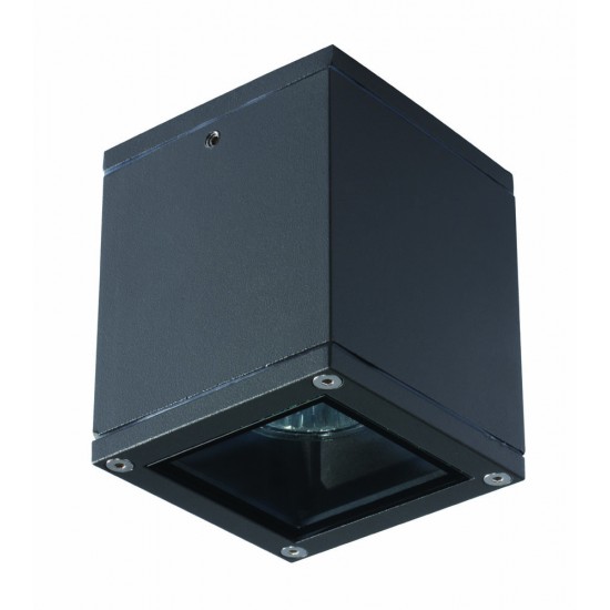 Plafoniera Exterior E269 Zambelis Aluminiu, Grafit, GU10, Grecia