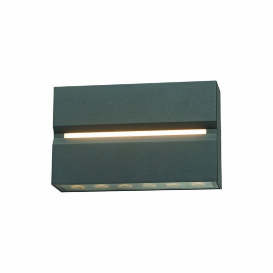 Aplica Exterior E272 Zambelis Aluminiu, Grafit, LED, Grecia