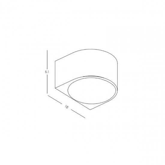 Aplica Exterior  E316 Zambelis LED, Grafit, Grecia