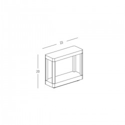 Lampadar Exterior  E334 Zambelis LED, Grafit, Grecia
