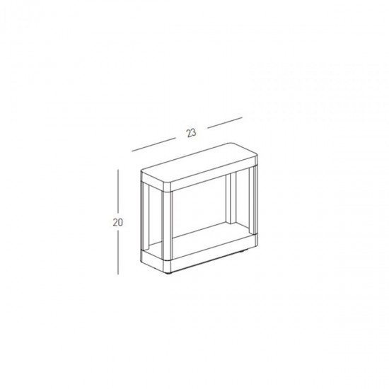 Lampadar Exterior  E334 Zambelis LED, Grafit, Grecia