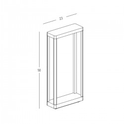 Lampadar Exterior  E335 Zambelis LED, Grafit, Grecia