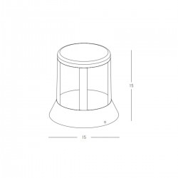 Lampadar Exterior  E337 Zambelis LED, Grafit, Grecia