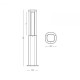 Stalp  E355 Zambelis LED, Grafit, Grecia