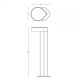 Stalp  E357 Zambelis LED, Grafit, Grecia