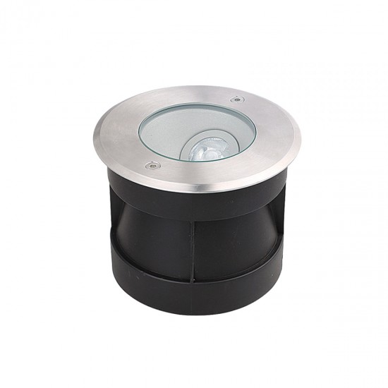 spot exterior incastrat  E363 Zambelis LED, Argintiu, Grecia