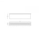 spot exterior incastrat  E365 Zambelis LED, Argintiu, Grecia