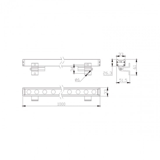 Proiector Exterior  E380 Zambelis LED, Cenusiu, Grecia