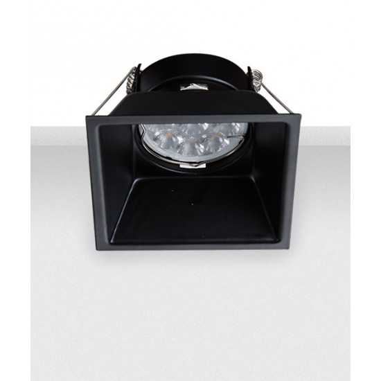 Downlight Incastrat S009 Zambelis, Modern, GU10, Aluminiu, Grecia