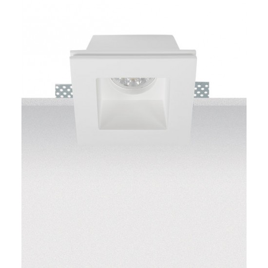 Downlight Incastrat S025 Zambelis, Modern, GU10, Gips, Grecia
