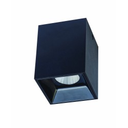 Downlight Aplicat Patrat S069 Zambelis Aluminiu, Negru, LED, Grecia