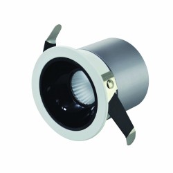 Downlight Incastrat Circular S070 Zambelis Aluminiu, Alb, LED, Grecia