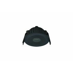 Downlight Incastrat Circular S110 Zambelis Aluminiu, Negru, LED, Grecia