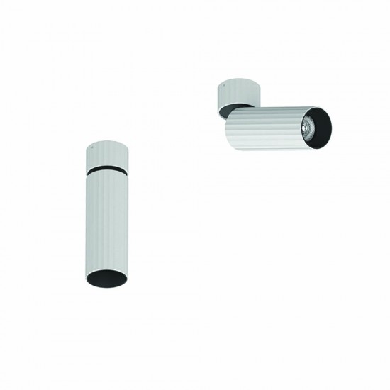 Downlight Aplicat Circular S121 Zambelis Aluminiu, Alb, LED, Grecia