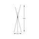 Lampadar LAUTARO 1005 Zumaline LED, Negru, Polonia